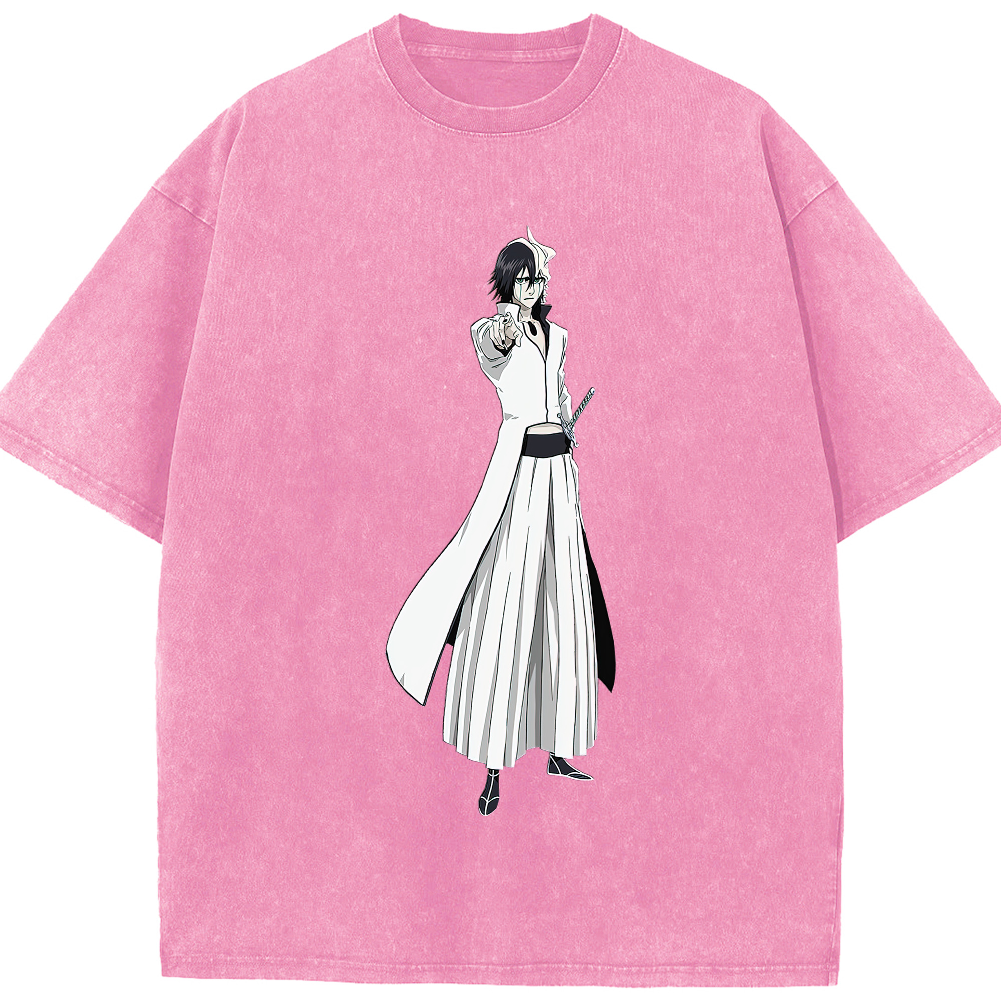 （画像用） ブリーチ ウルキオラ·シファー BLEACH Ulquiorra cifer 綿100% ヴィンテージ風 半袖Tシャツ（フロントプリント）